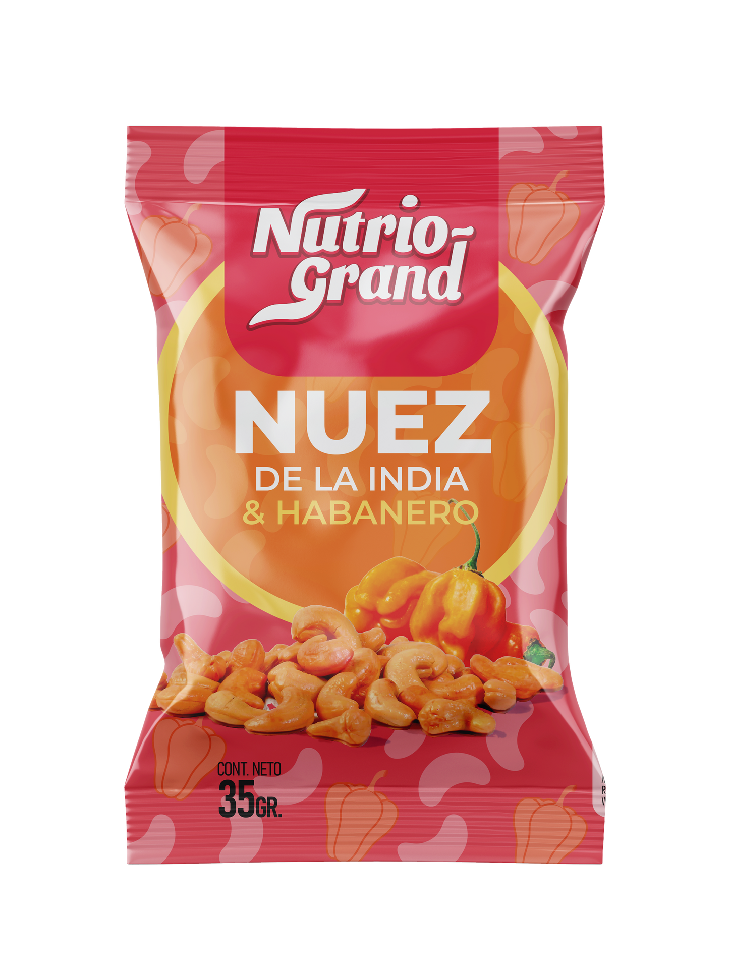 Nutrio-Grand Nuez de la India & Habanero (12 pzas)